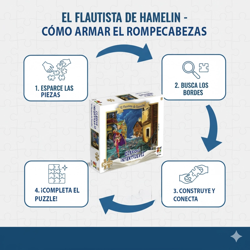 PUZZLE EL FLAUTISTA DE HAMELIN (100 PIEZAS) - TOYNG - 5