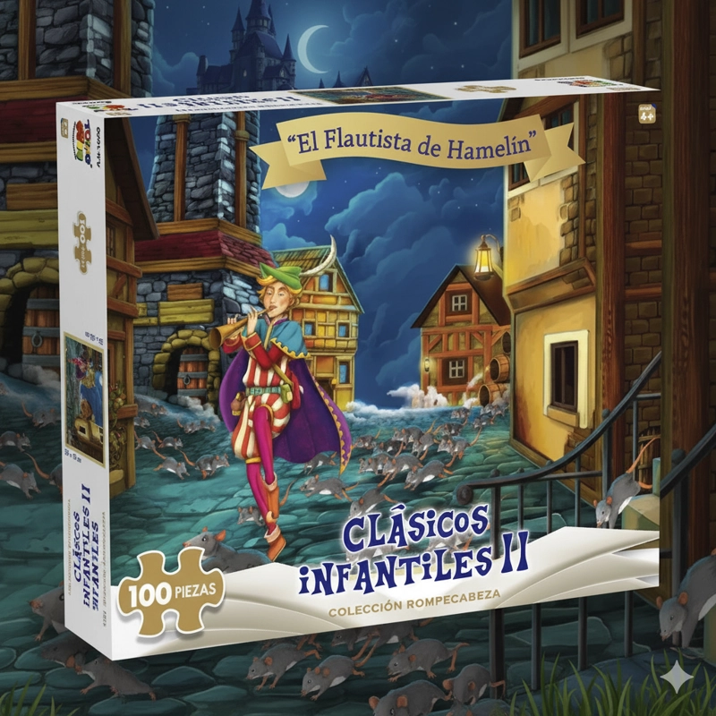 PUZZLE EL FLAUTISTA DE HAMELIN (100 PIEZAS) - TOYNG - 7