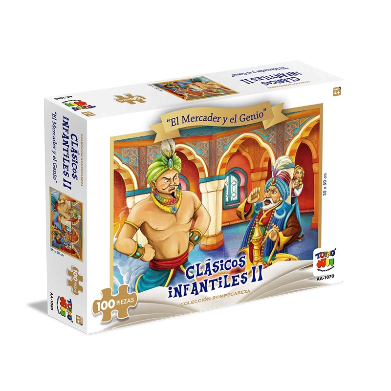 PUZZLE EL MERCADER Y EL GENIO (100 PIEZAS) - TOYNG - 4