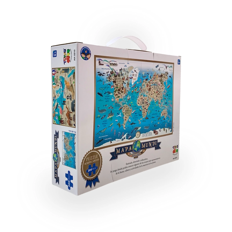 PUZZLE MAPAMUNDI 200 PIEZAS - TOYNG - 5