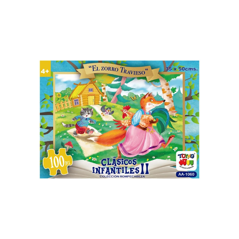 PUZZLE EL ZORRO TRAVIESO (100 PIEZAS) - TOYNG - 5
