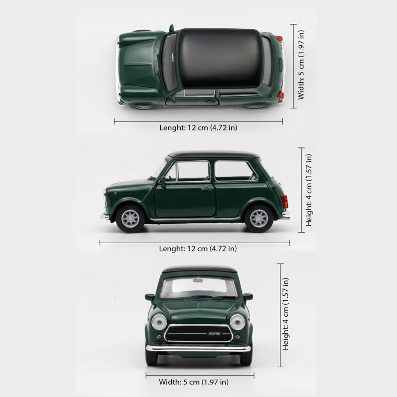AUTO MINI COOPER 1300 ESCALA 1:34:39 - WELLY - 7