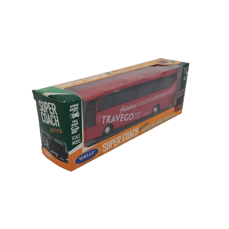 BUS MERCEDES BENZ TRAVEGO ESCALA 1:64 - WELLY - 4