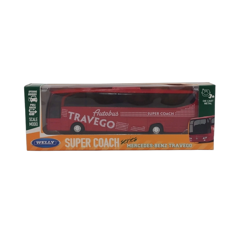 BUS MERCEDES BENZ TRAVEGO ESCALA 1:64 - WELLY - 6