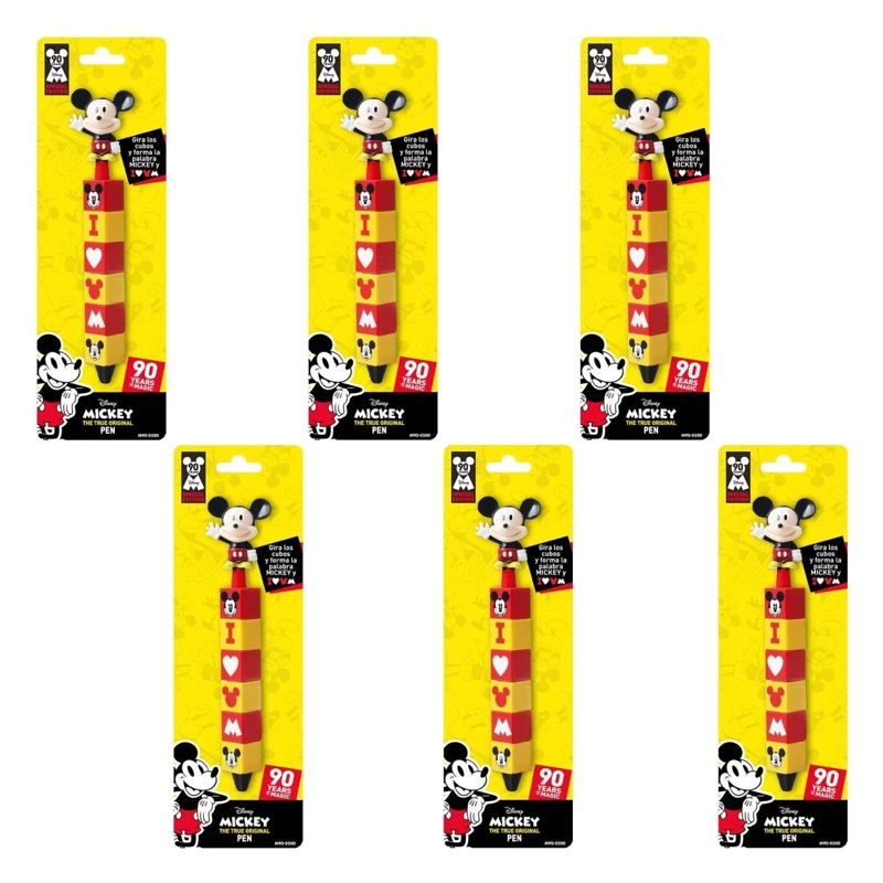 PACK LAPICES MICKEY 3D CUBOS GIRATORIOS - 1