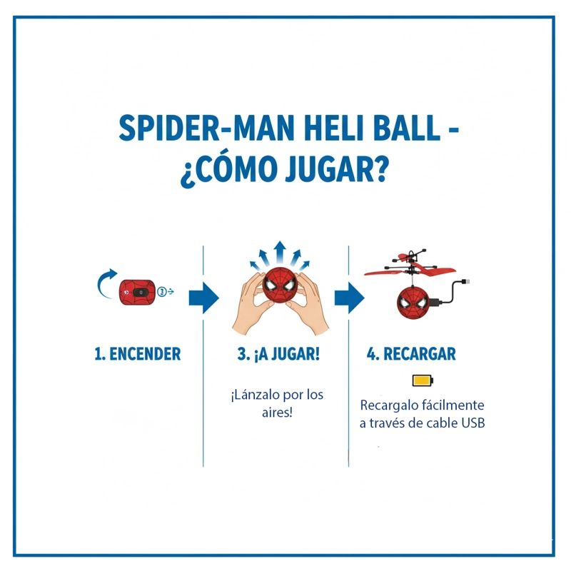 JUGUETE HELIBALL SPIDER-MAN - SPIDERMAN - 5