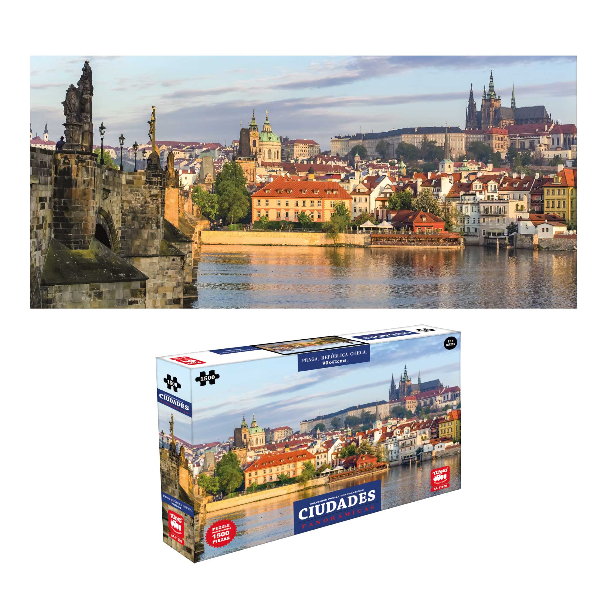 PUZZLE 1500 PIEZAS PANORAMICOS 6 MOD. - 2