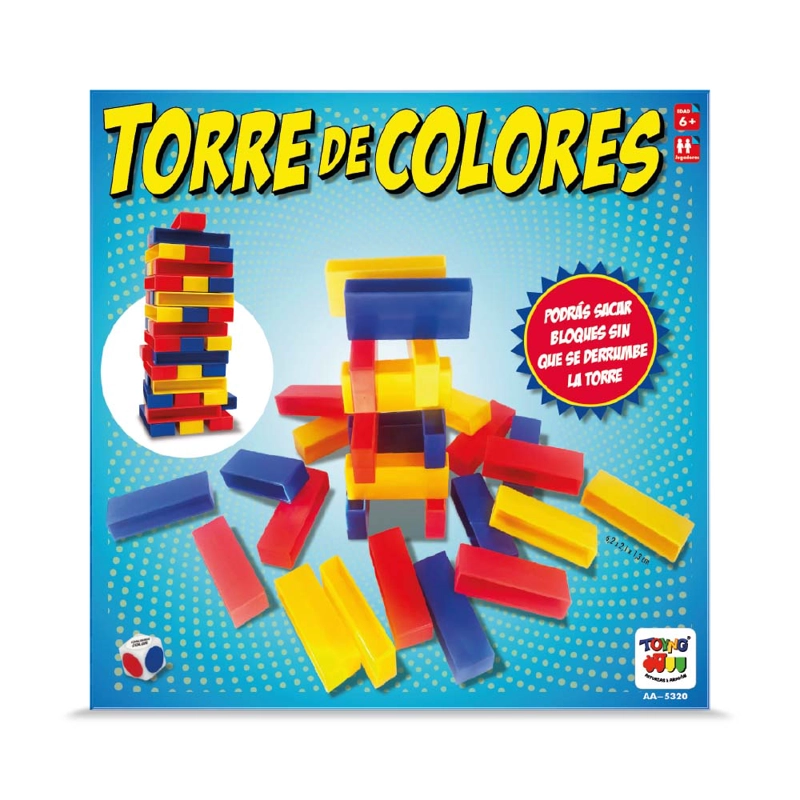 JUEGO EDUCATIVO TORRE COLORES 45 PIEZAS - TOYNG - 6