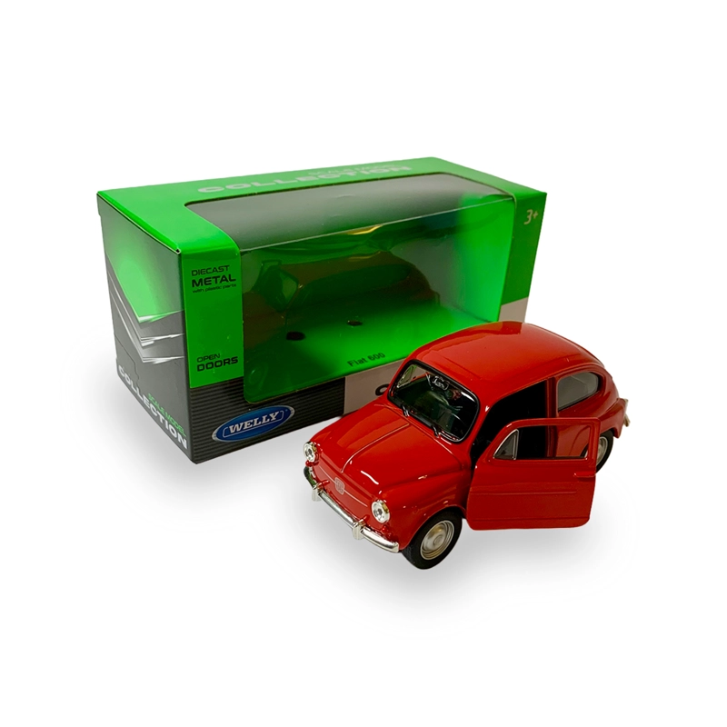 AUTO FIAT 600 ESCALA 1:34:39 - WELLY - 1