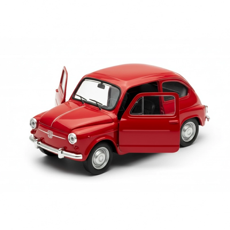 AUTO FIAT 600 ESCALA 1:34:39 - WELLY - 3