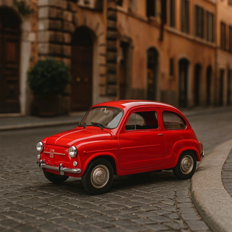 AUTO FIAT 600 ESCALA 1:34:39 - WELLY - 5
