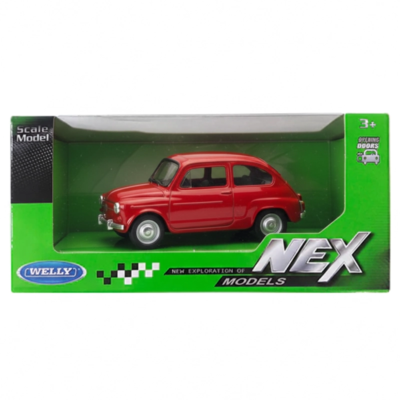 AUTO FIAT 600 ESCALA 1:34:39 - WELLY - 7