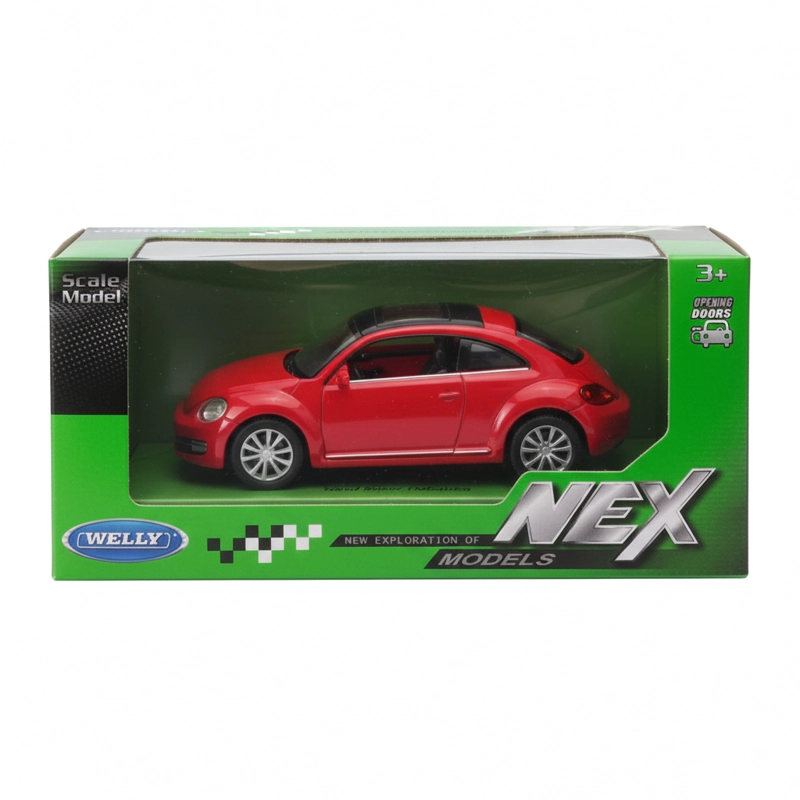 AUTO VOLKSWAGEN THE BEETLE ESCALA 1:34:39 - WELLY - 4