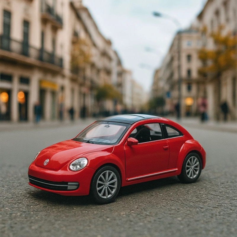 AUTO VOLKSWAGEN THE BEETLE ESCALA 1:34:39 - WELLY - 5