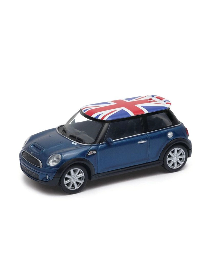 AUTO MINI COOPER BRITISH FLAG S ESCALA 1:43 - WELLY - 1