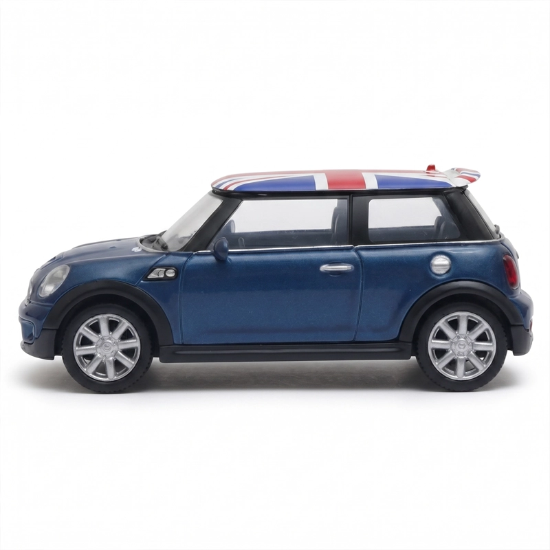 AUTO MINI COOPER BRITISH FLAG S ESCALA 1:43 - WELLY - 4