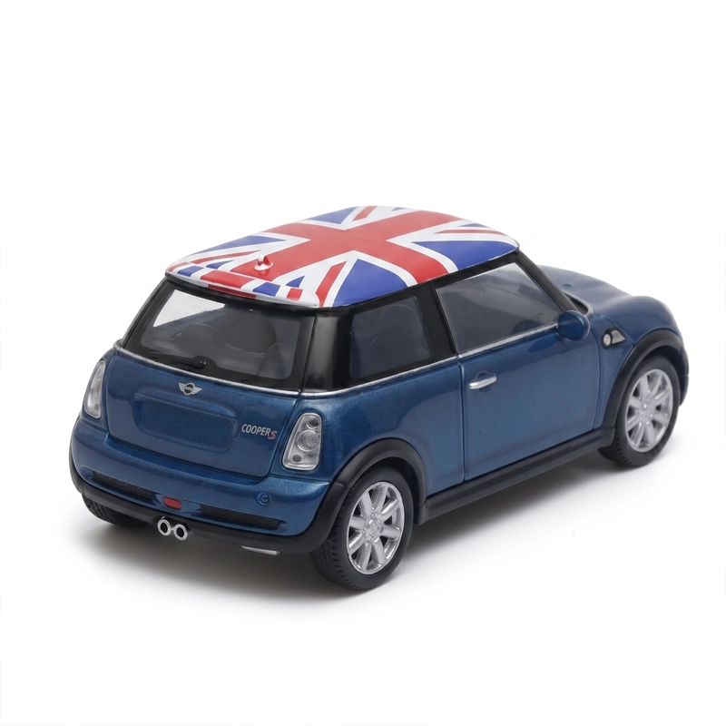 AUTO MINI COOPER BRITISH FLAG S ESCALA 1:43 - WELLY - 5