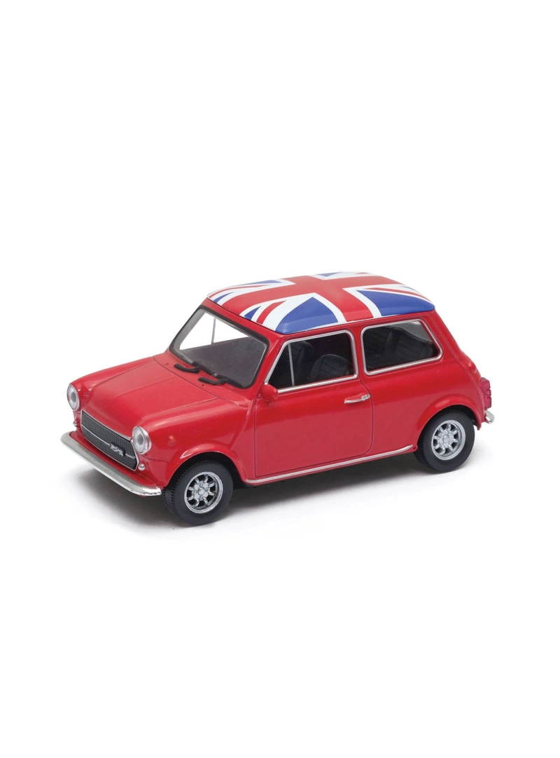 AUTO MINI COOPER 1300 UK FLAG S ESCALA 1:43 - WELLY - 1
