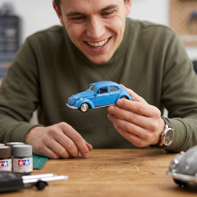 AUTO VOLKSWAGEN THE BEETLE S ESCALA 1:43 - WELLY - 2