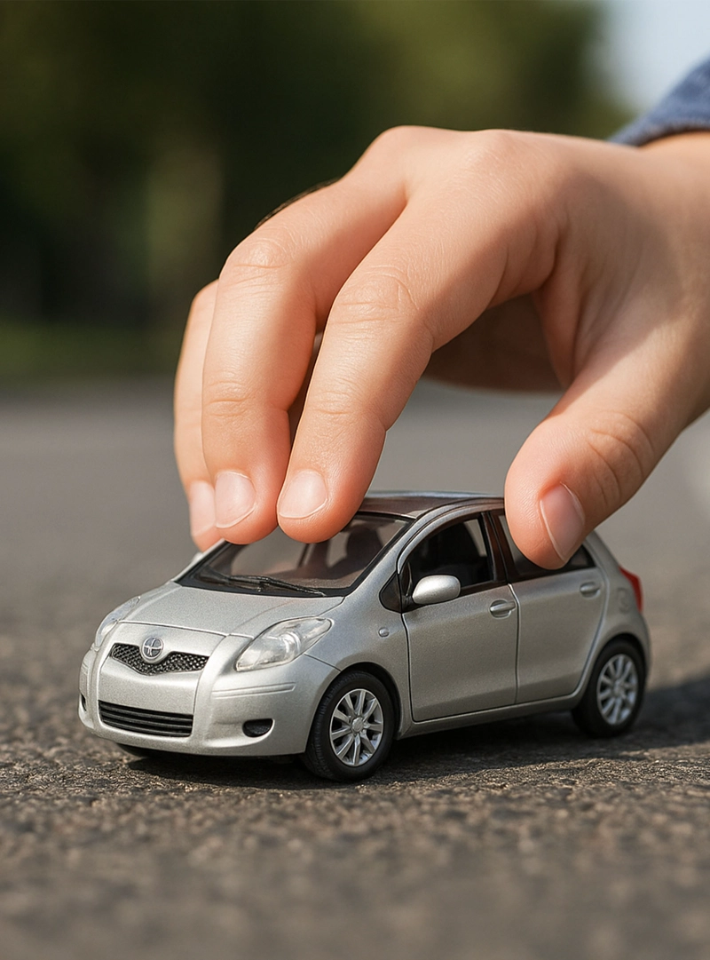 AUTO TOYOTA YARIS S ESCALA 1:43 - WELLY - 2
