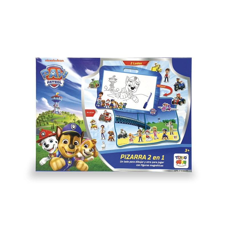 JUEGO EDUCATIVO PIZARRA 2 EN 1 - PAW PATROL - 2