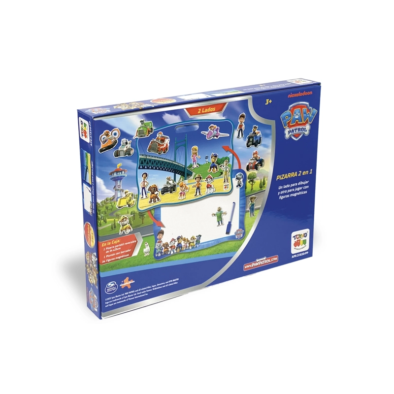 JUEGO EDUCATIVO PIZARRA 2 EN 1 - PAW PATROL - 4