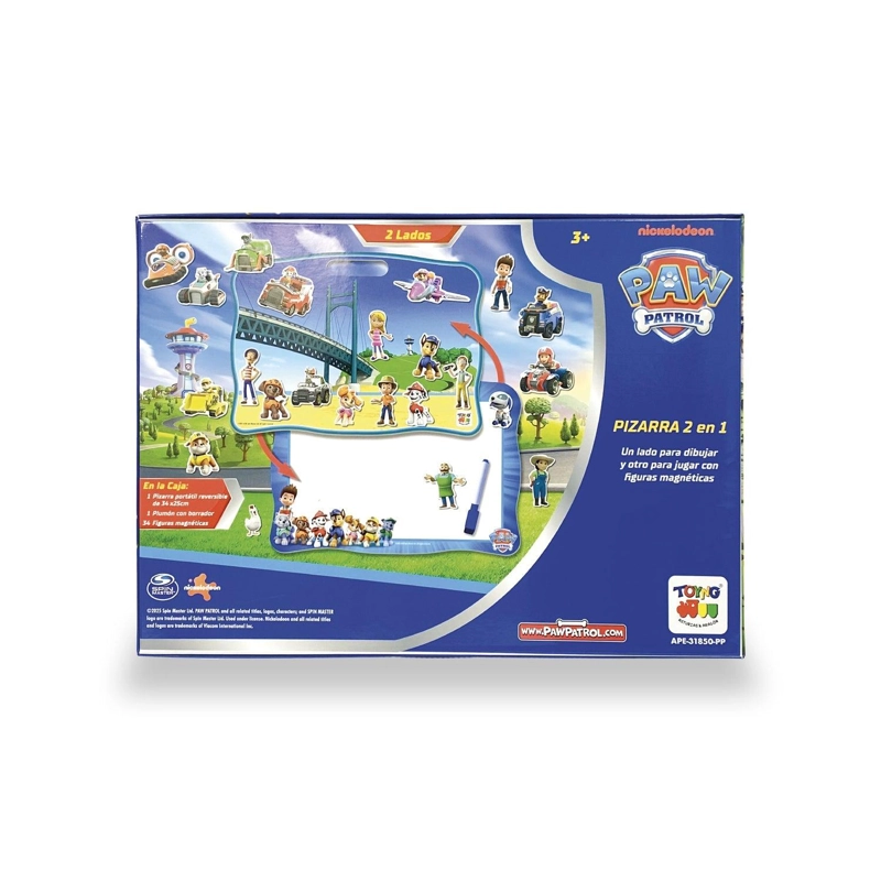 JUEGO EDUCATIVO PIZARRA 2 EN 1 - PAW PATROL - 7