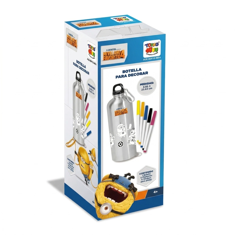 BOTELLA PARA DECORAR DE MINIONS - 2