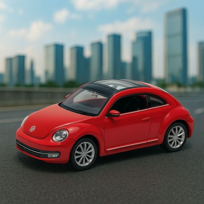 AUTO VOLKSWAGEN THE BEETLE ESCALA 1:43 - WELLY - 6
