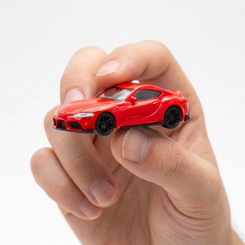 AUTO TOYOTA SUPRA S ESCALA 1:43 - WELLY - 2