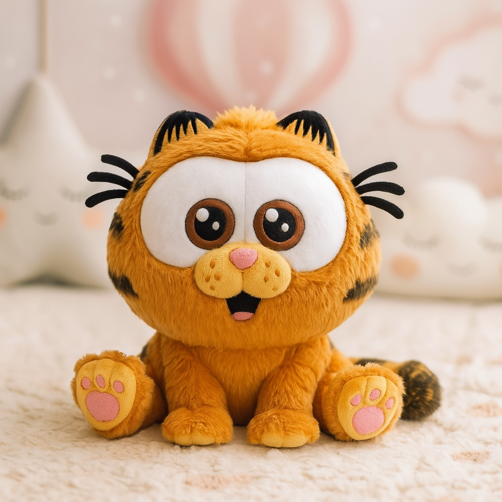 Peluche Chat Garfield Couché - Modèle R655 - Occasion