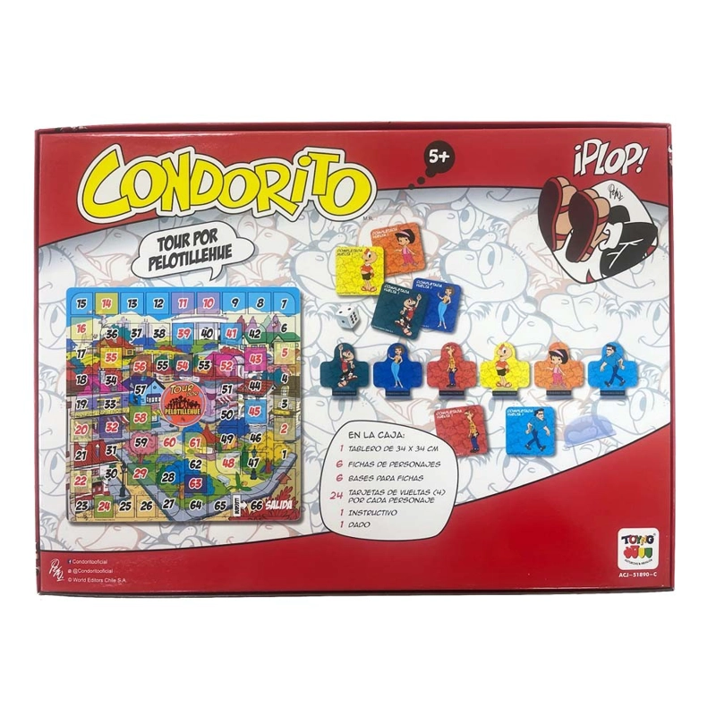 JUEGO DE MESA TOUR PELOTILLEHUE - CONDORITO - 7