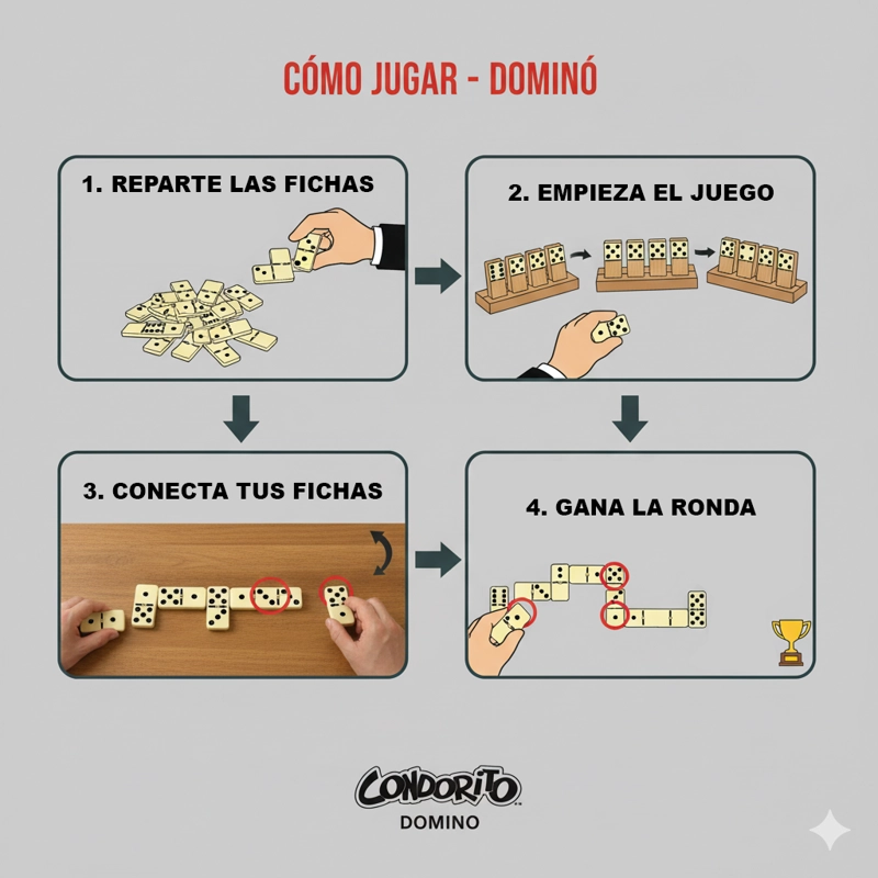 JUEGO DE MESA DOMINO - CONDORITO - 7