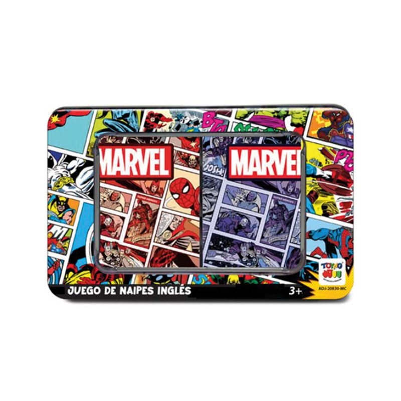 JUEGO DE MESA NAIPES INGLES CAJA - MARVEL - 2