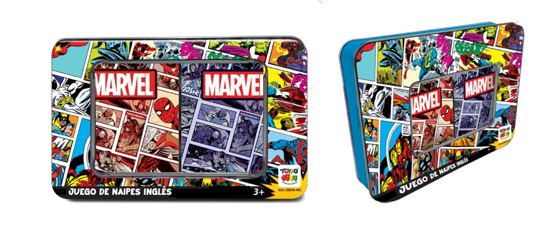 JUEGO DE MESA NAIPES INGLES CAJA - MARVEL - 4