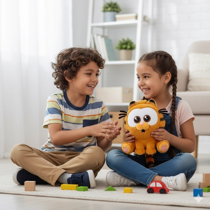 PELUCHE BABY GARFIELD 25 CM - GARFIELD - 2
