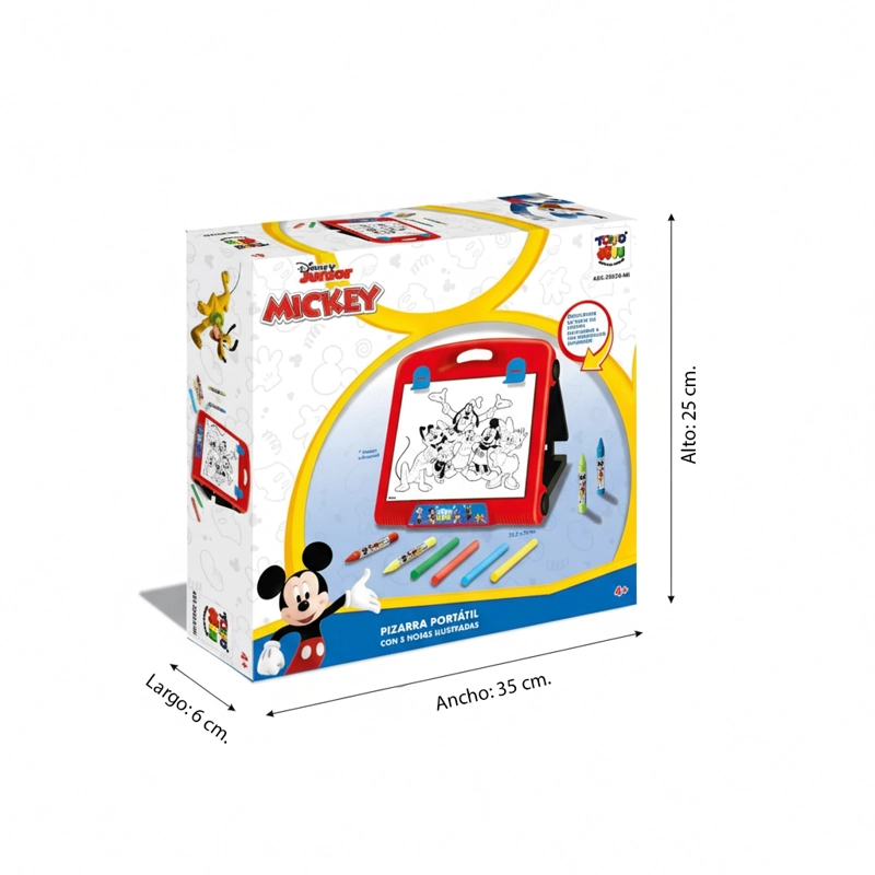 JUEGO EDUCATIVO PIZARRA PORTATIL - MICKEY - 3