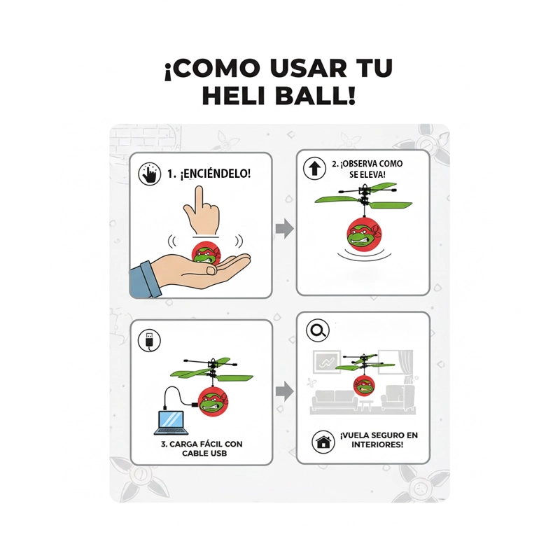 JUGUETE HELIBALL DONATELLO - NINJA - 5