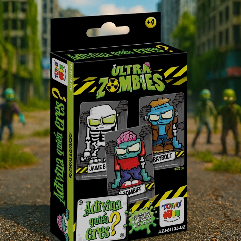 JUEGO DE MESA ADIVINA QUIEN ERES - ULTRA ZOMBIES - 4