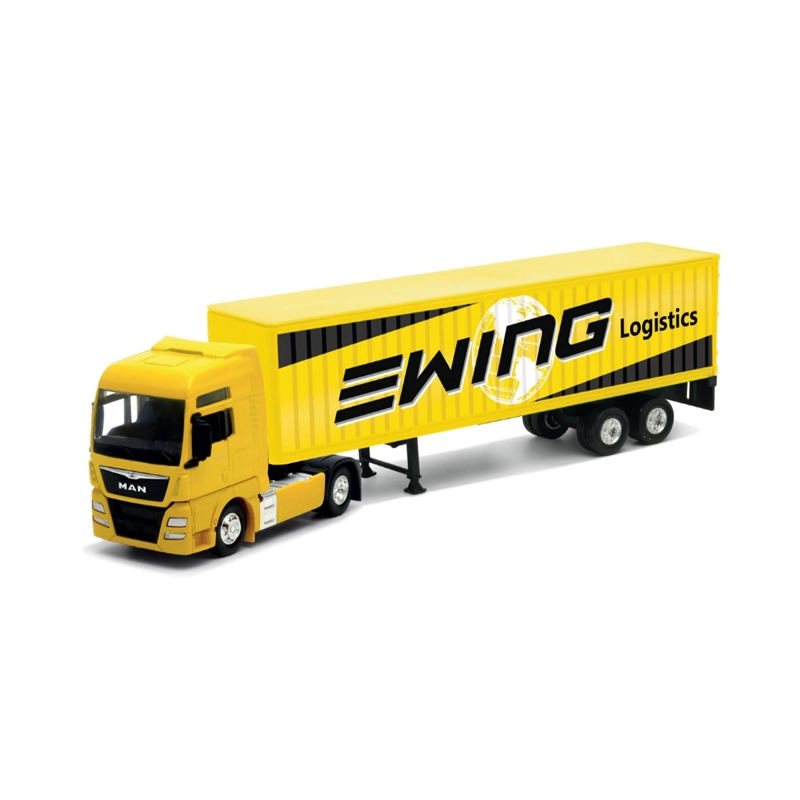 CAMION MAN TGX XXL LOGGING TRAILER ESCALA 1:64 - WELLY - 2