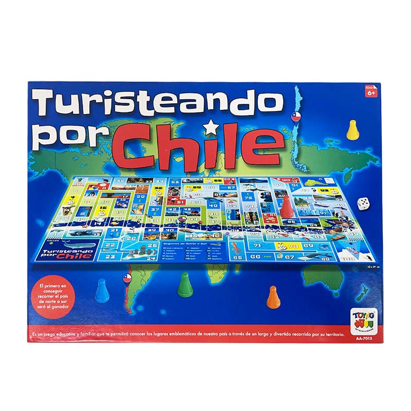 JUEGO DE MESA TURISTEANDO POR CHILE - TOYNG - 4