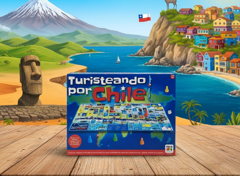 JUEGO DE MESA TURISTEANDO POR CHILE - TOYNG - 8