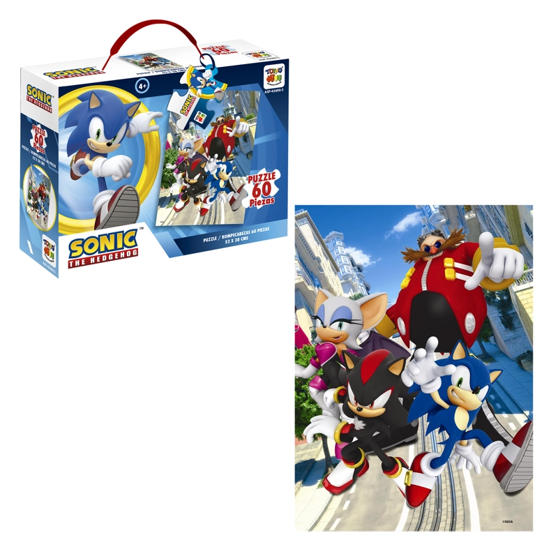 PUZZLE 60 PIEZAS - SONIC - 1