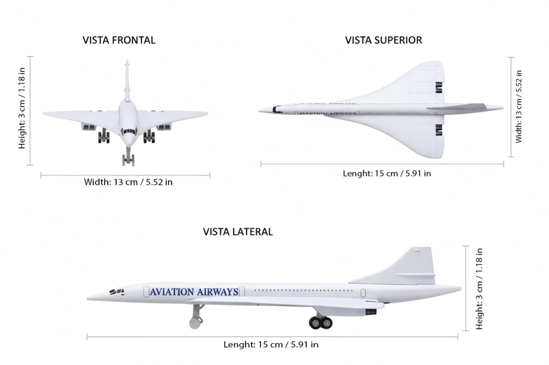 AVION CONCORDE - WELLY - 3