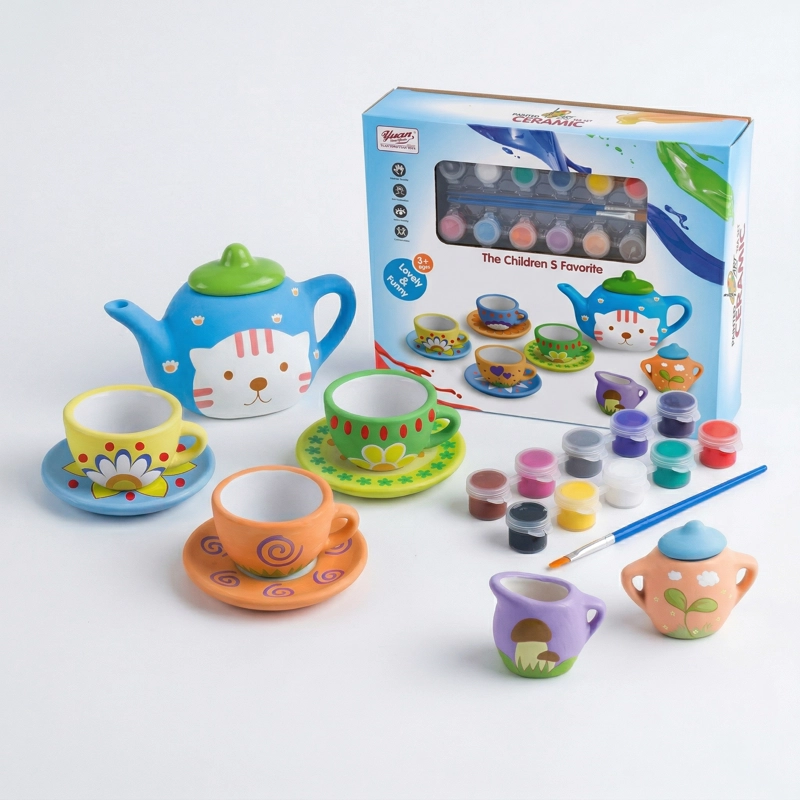 SET CERAMICA PARA PINTAR 17 PIEZAS - 1