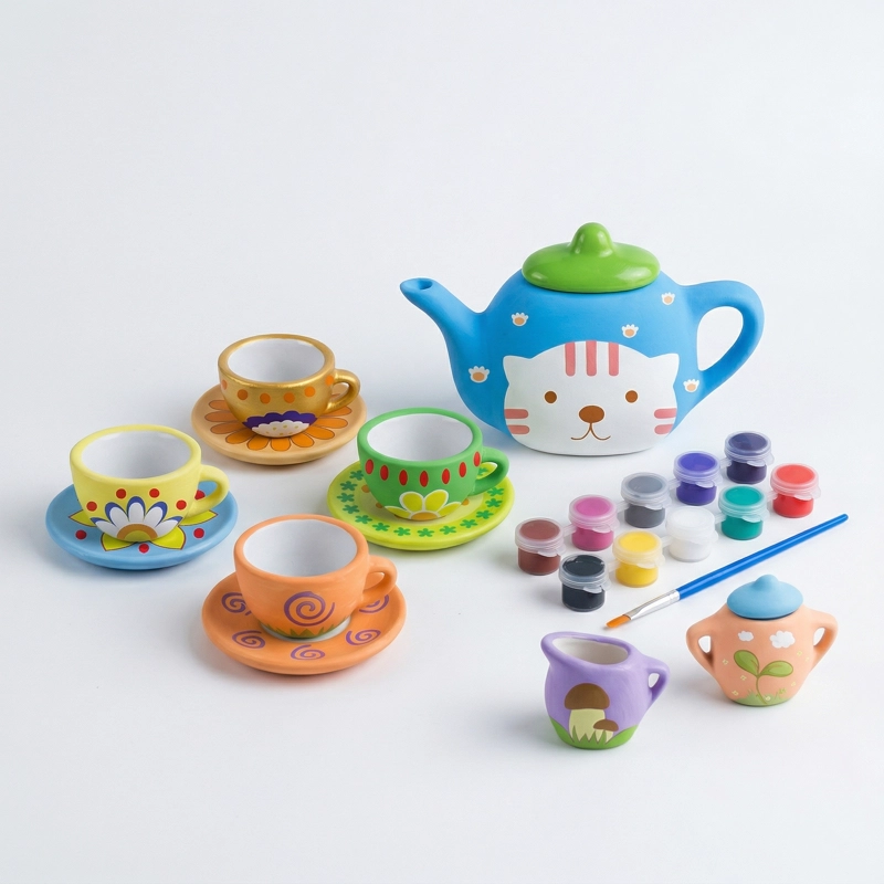 SET CERAMICA PARA PINTAR 17 PIEZAS - 2