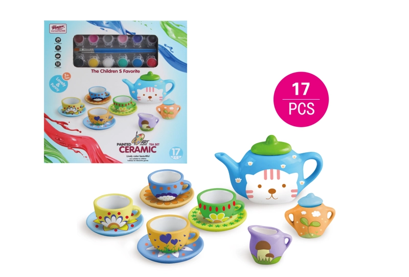 SET CERAMICA PARA PINTAR 17 PIEZAS - 5