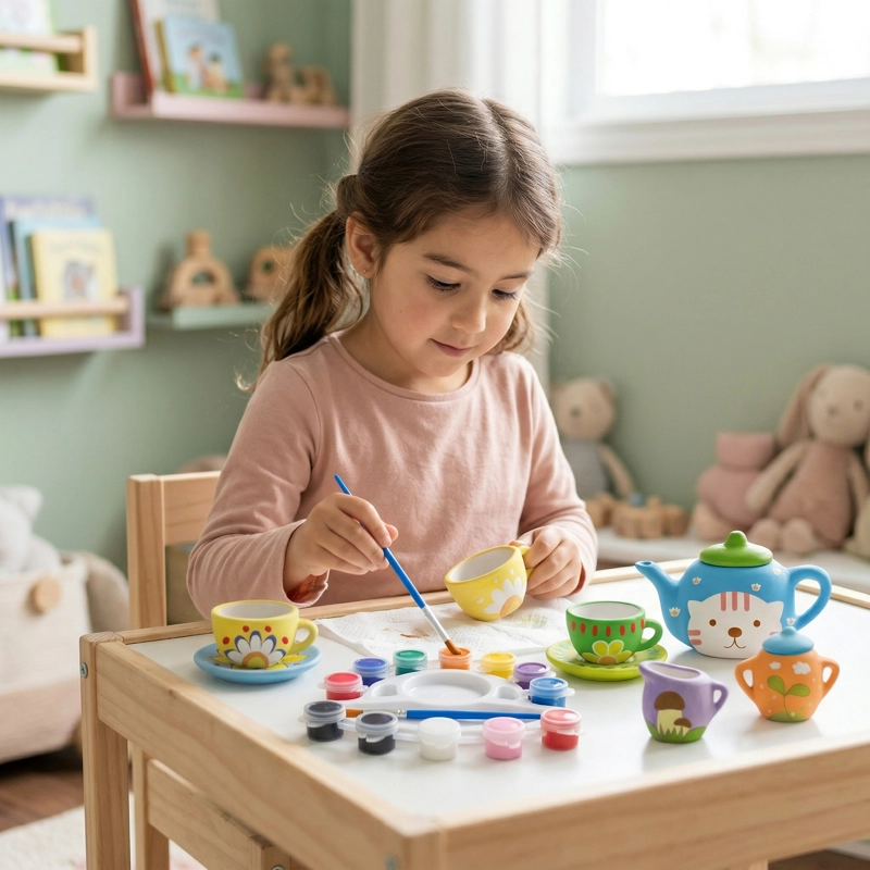SET CERAMICA PARA PINTAR 17 PIEZAS - 6