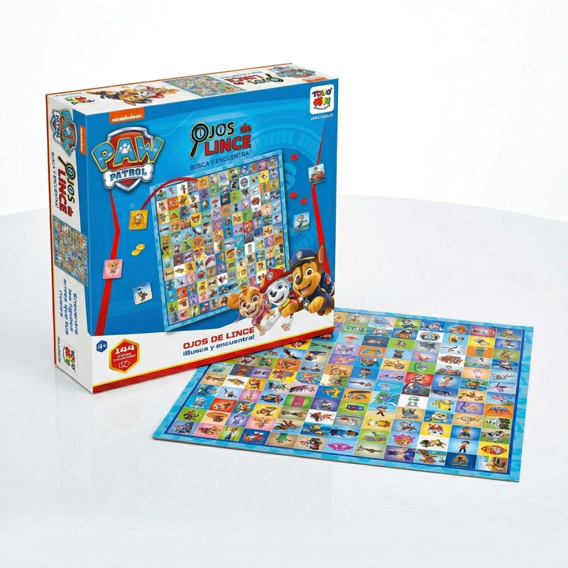 JUEGO DE MESA OJOS DE LINCE - PAW PATROL - 1
