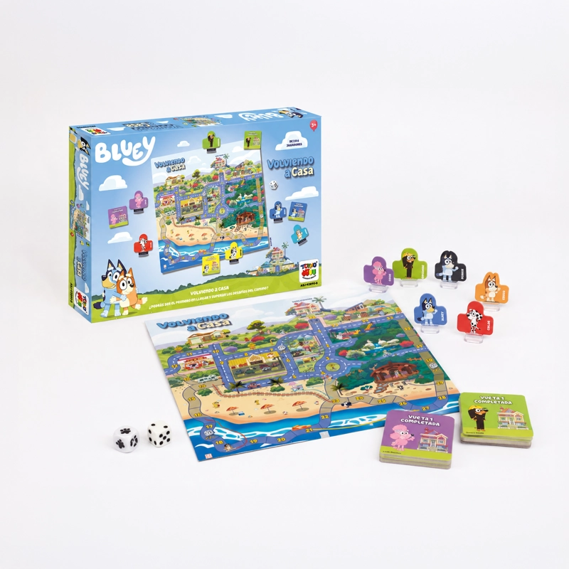 JUEGO DE MESA VOLVIENDO A CASA - BLUEY - 1